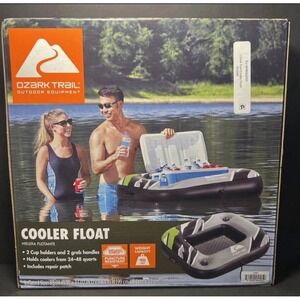 Ozark Trail Cooler Float Inflatable 24–48 Qt‎ Cooler Holder Lake River Pool NEW